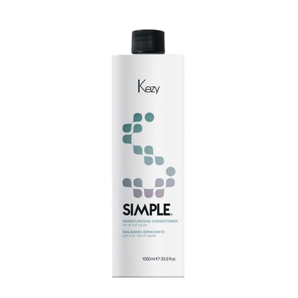 Кейзі 09302 Kezy SIMPLE Shampoo MOISTURIZING 1000ml Зволожуючий шампунь