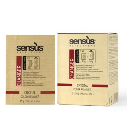 Сенсус 30934 Sensus Sos Crystal Color Remover 10*15г Засіб для видалення штучного Пігменту з Волосся